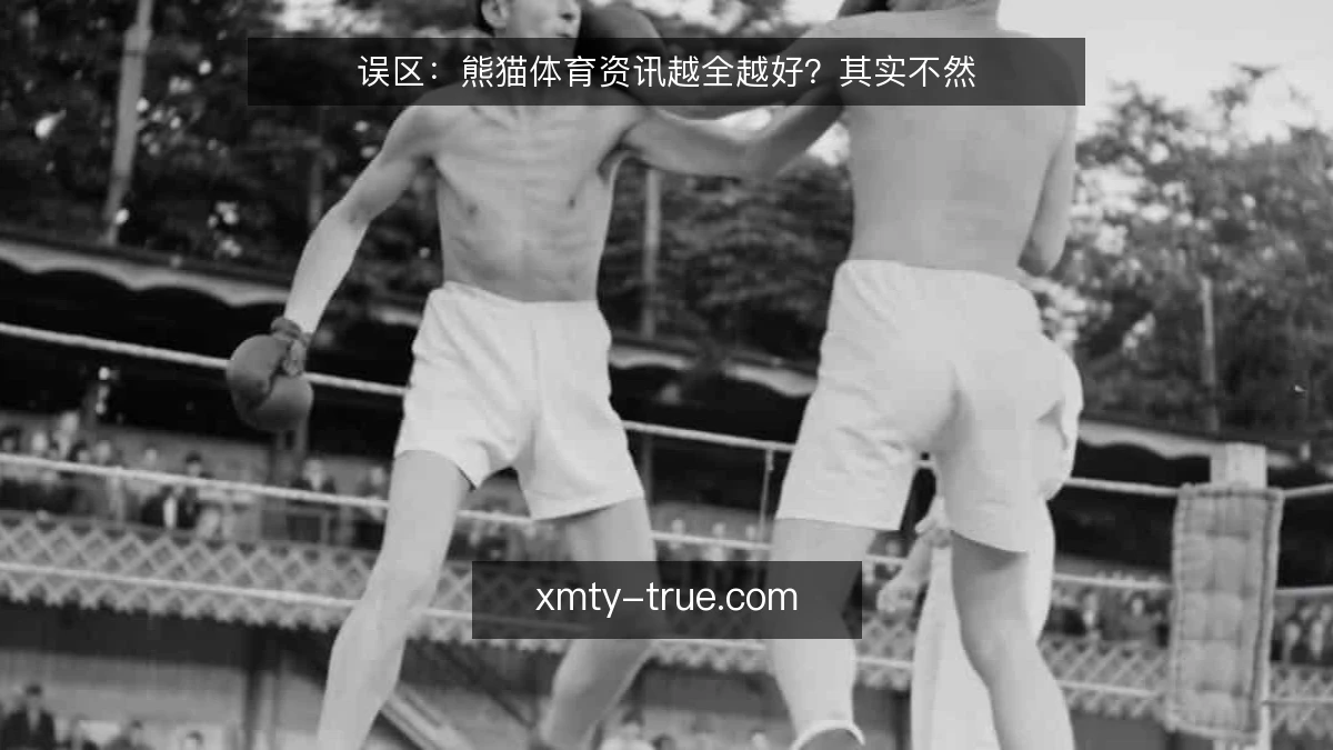 误区:熊猫体育资讯越全越好?其实不然